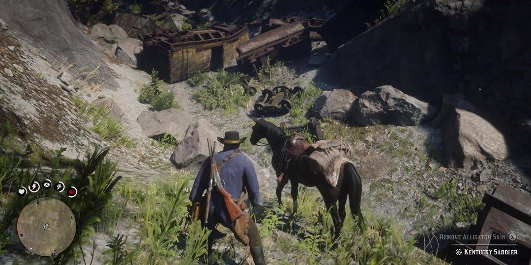 red dead redemption 2 derailed train treasure location