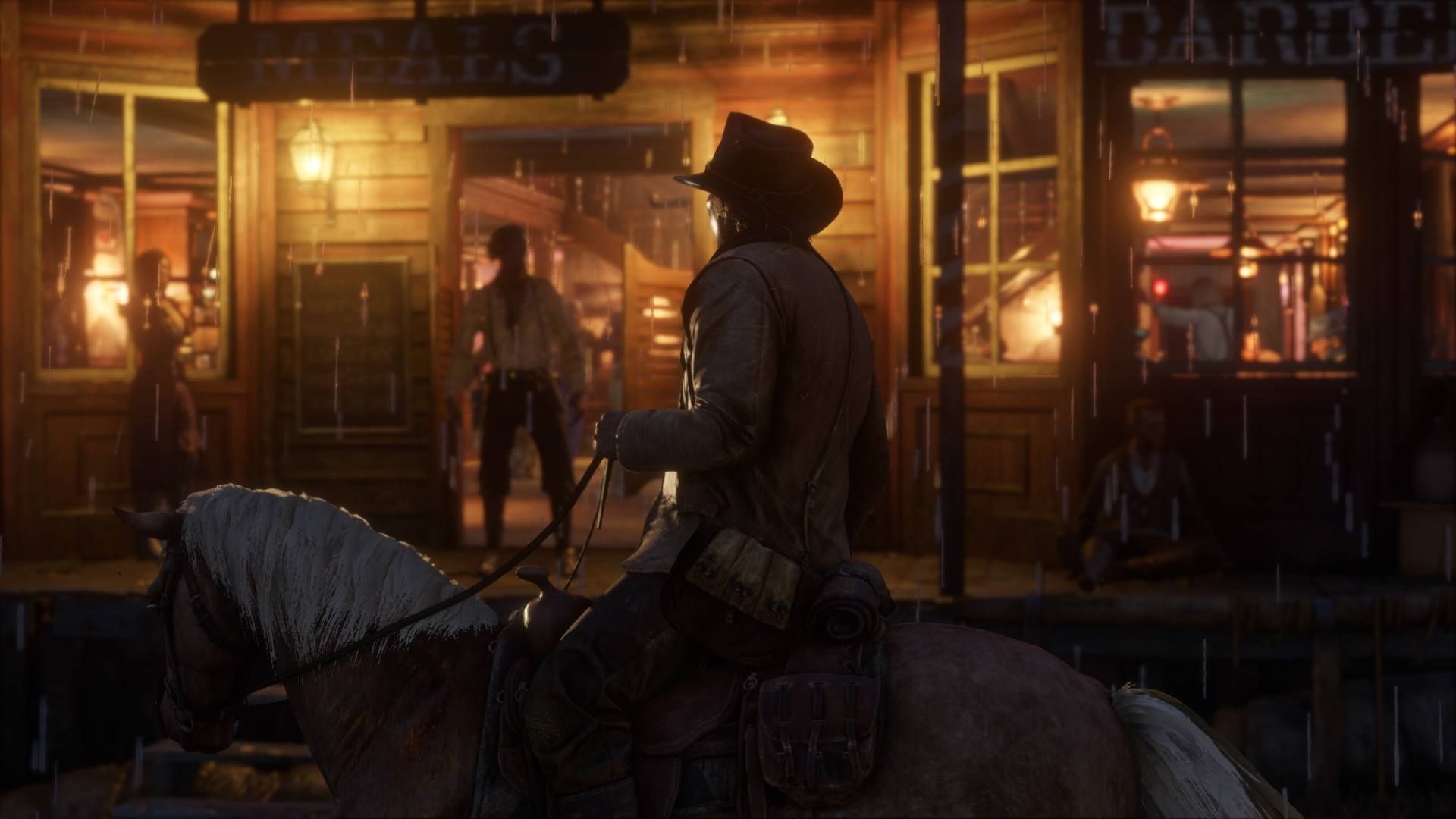 red dead redemption 2 screen - riding by