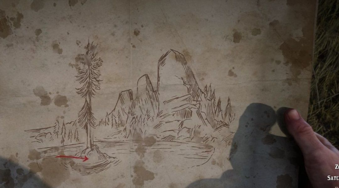 red dead redemption 2 treasure map