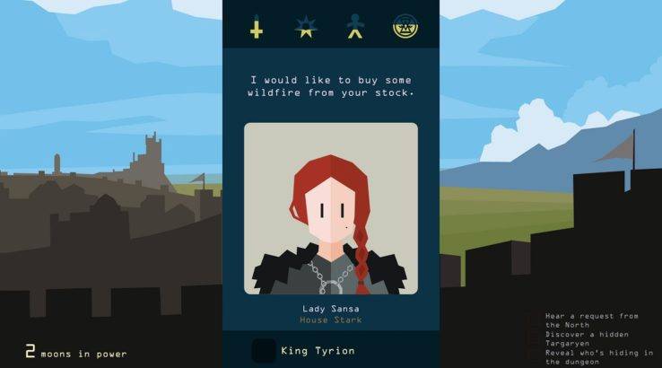 reigns: game of thrones how to unlock sansa