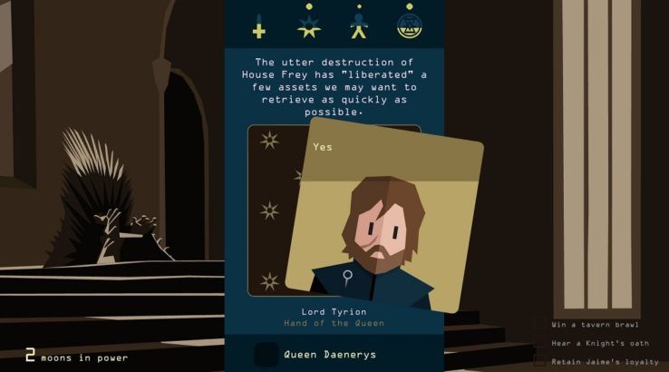 reigns: game of thrones - how to unlock arya