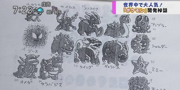 rejected gen 1 pokemon designs