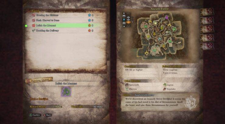 monster hunter world tempered deviljho quest