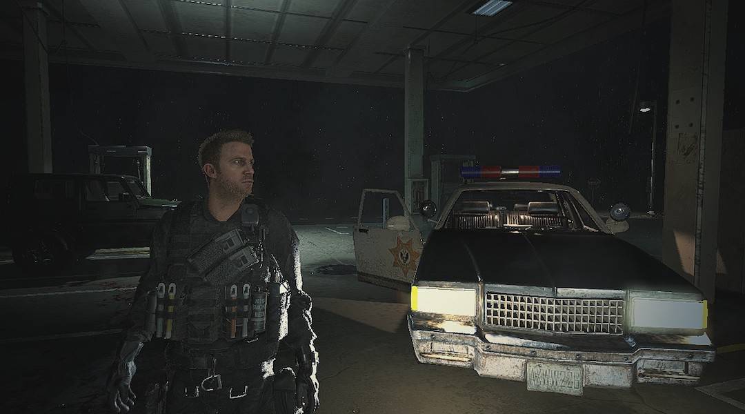 chris redfield in resident evil 2