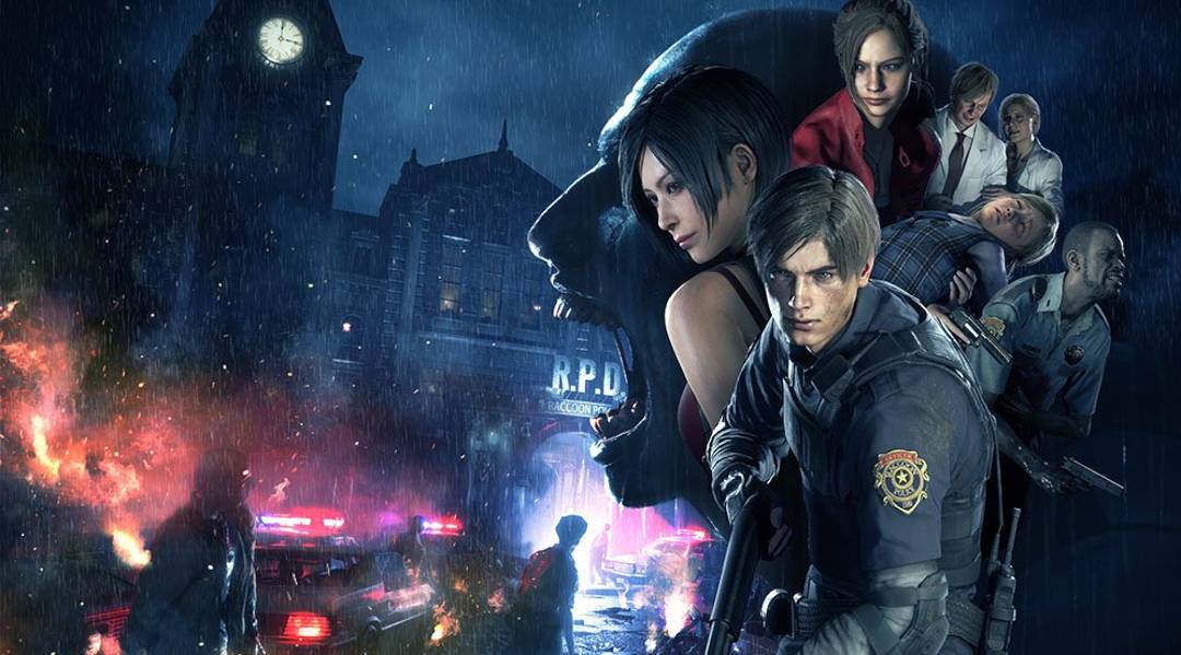 resident evil 2 keyart