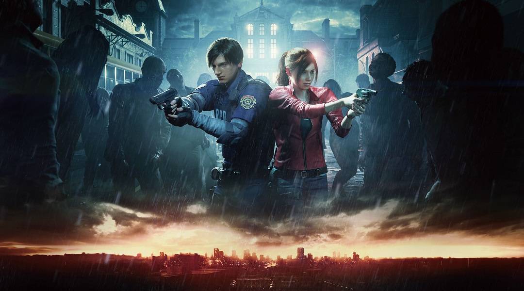 resident evil 2 leon kennedy claire redfield