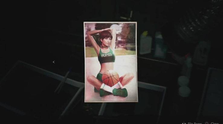 resident evil 2 remake rebecca chambers photo developed