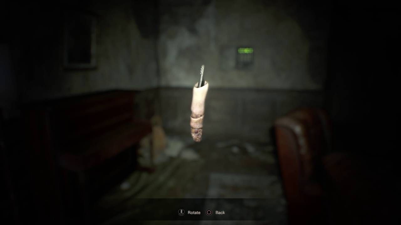 Resident Evil 7 Demo's Unsolved Mysteries - Resident Evil 7 demo Dummy finger