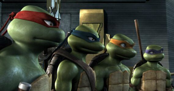 The Teenage Mutant Ninja Turtles: Raphael, Leonardo, Michelangelo and Donatello