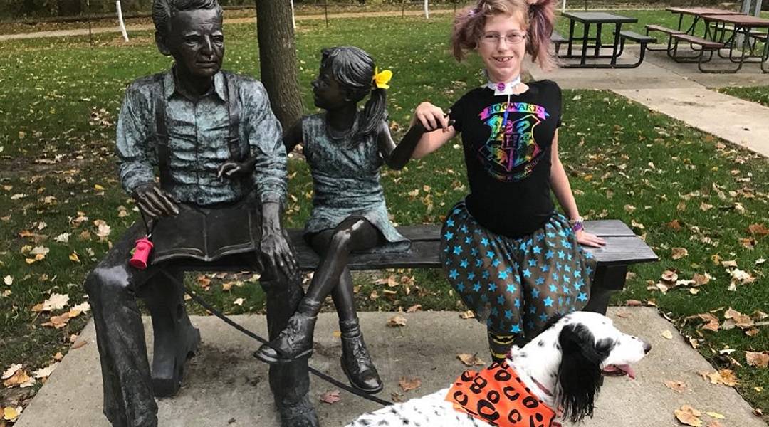 Pokemon GO - sarah ehrenfreid with dog