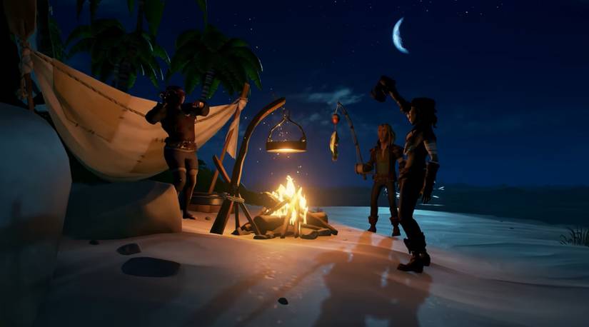 sea of thieves cooking fishing