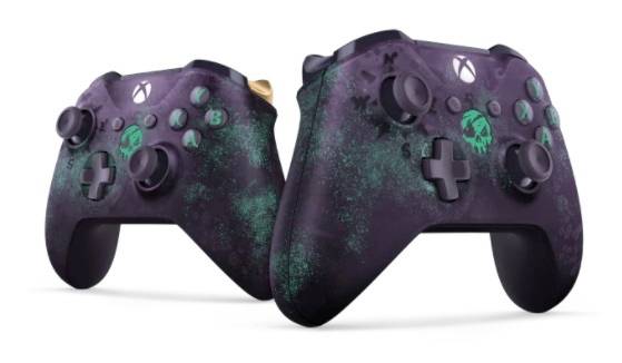 Sea of Thieves Gets Awesome Custom Controller That Glows in the Dark - Sea of Thieves Xbox One custom controller