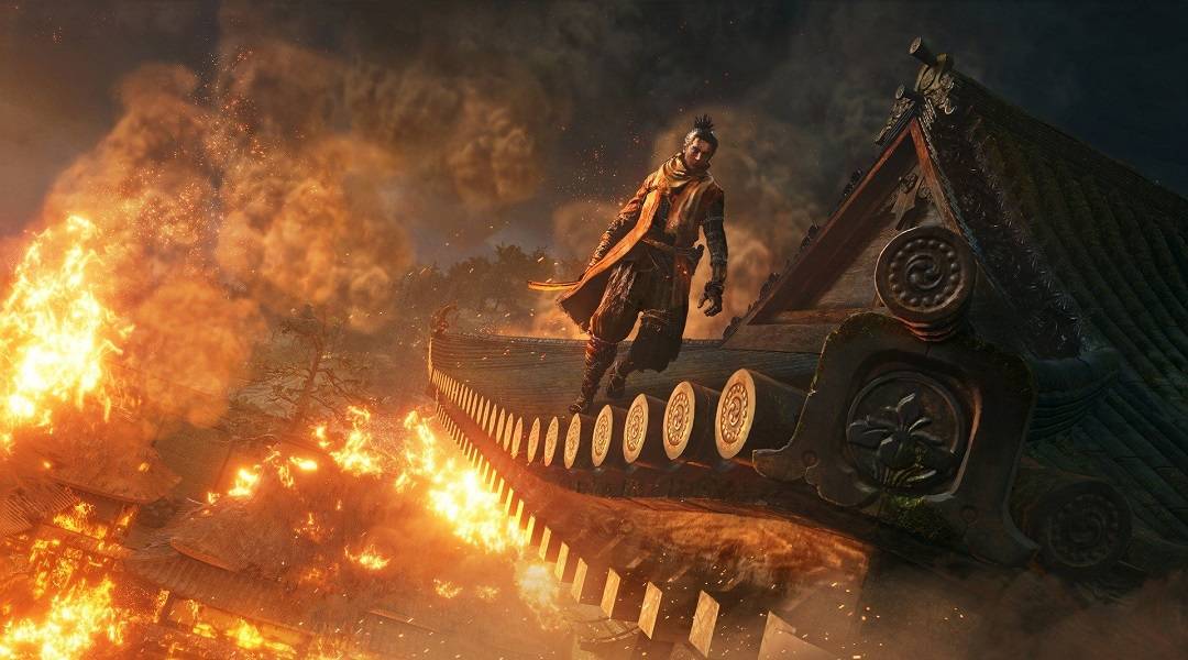 sekiro: shadows die twice burning building