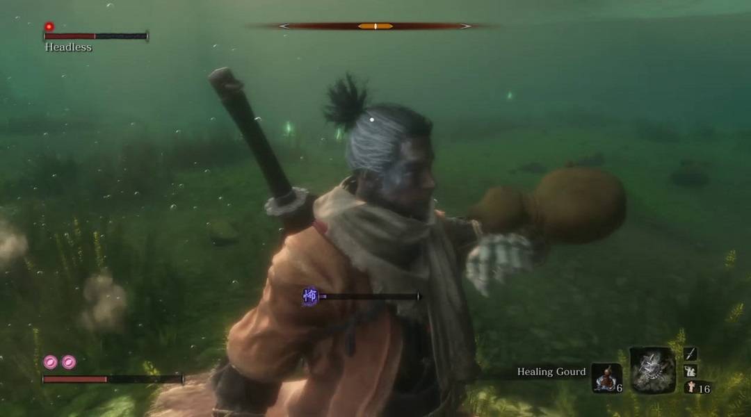 sekiro how to dive underwater