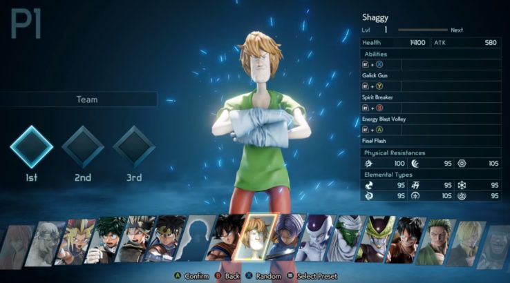 shaggy jump force