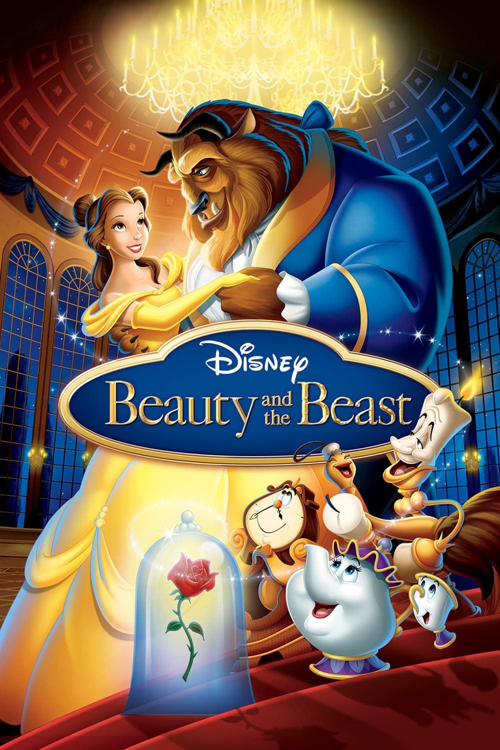 Film Poster Beauty and Beast Disney 1991