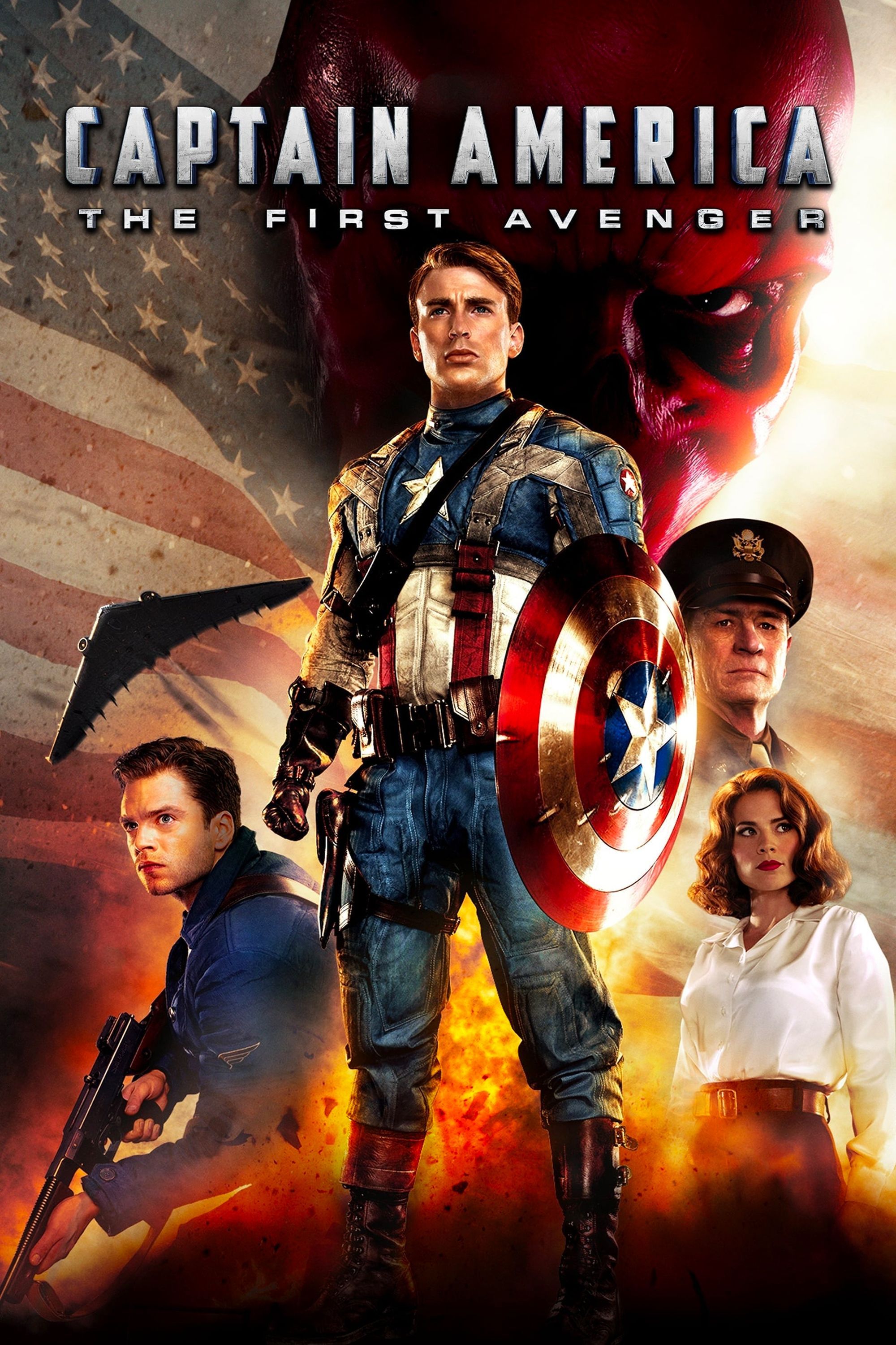 The first embodied poster of Captain America