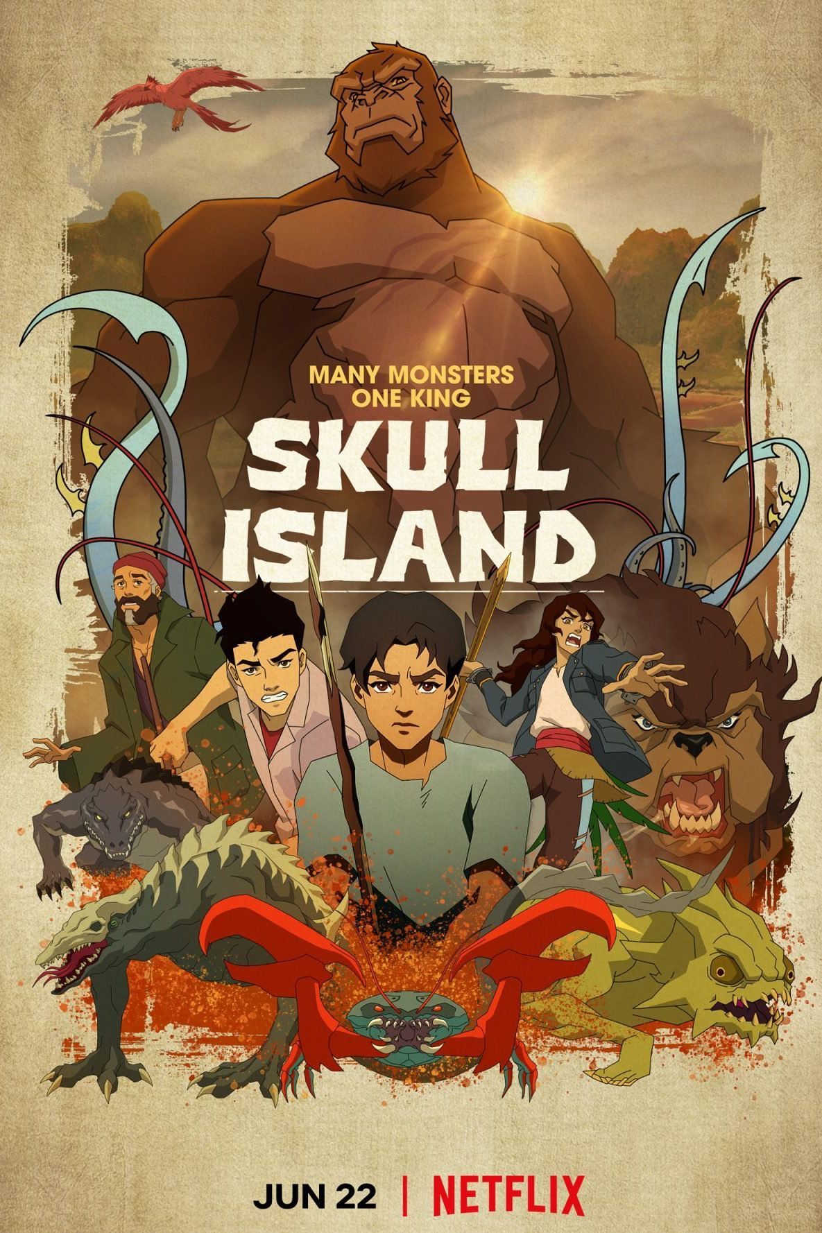 TV poster skull