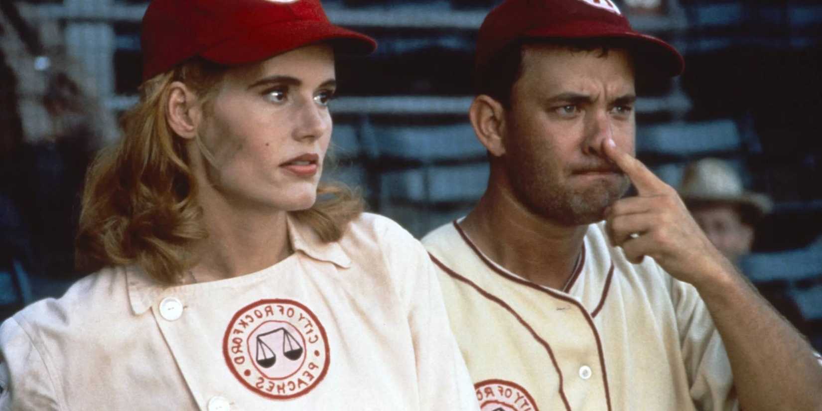 Tom Hanks and Geena Davis in A League of Their Own