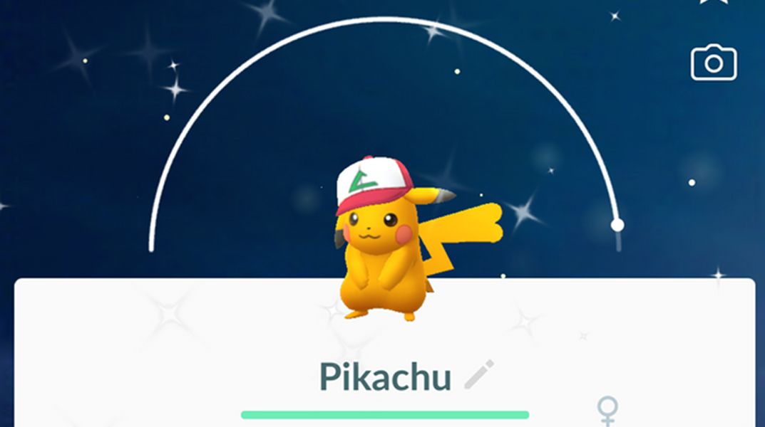 Shiny Pikachu (ash hat) 