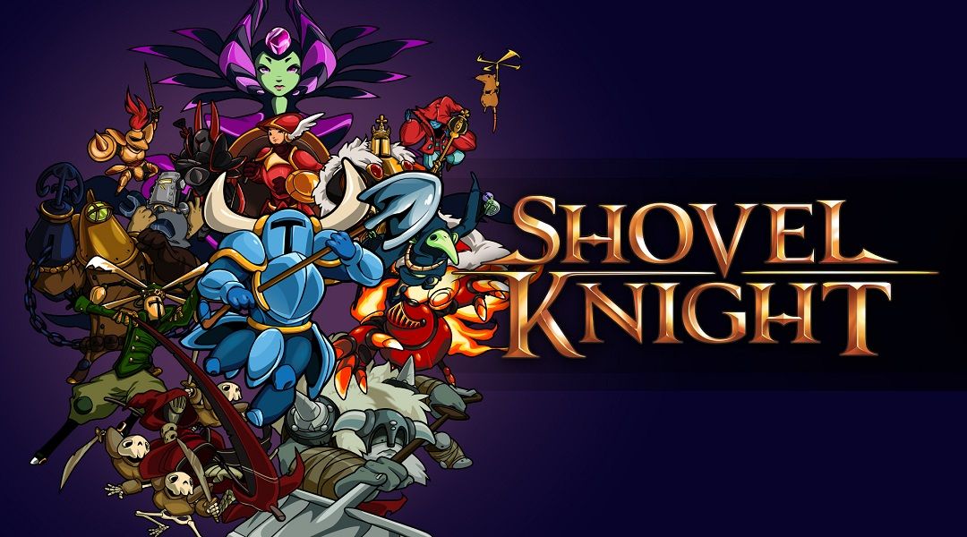 Shovel Knight Coming to Nintendo Switch - Shovel Knight characters and logo