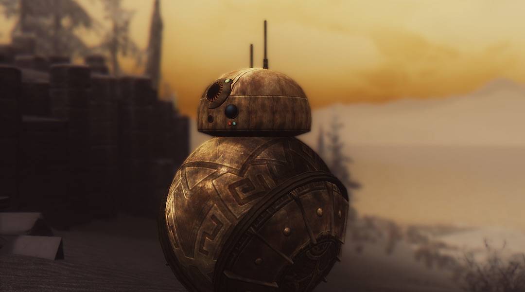 skyrim bb8 mod