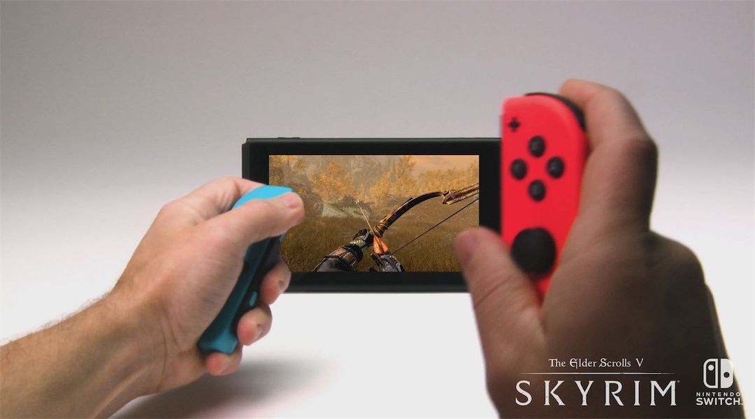 skyrim-nintendo-switch-handheld-footage
