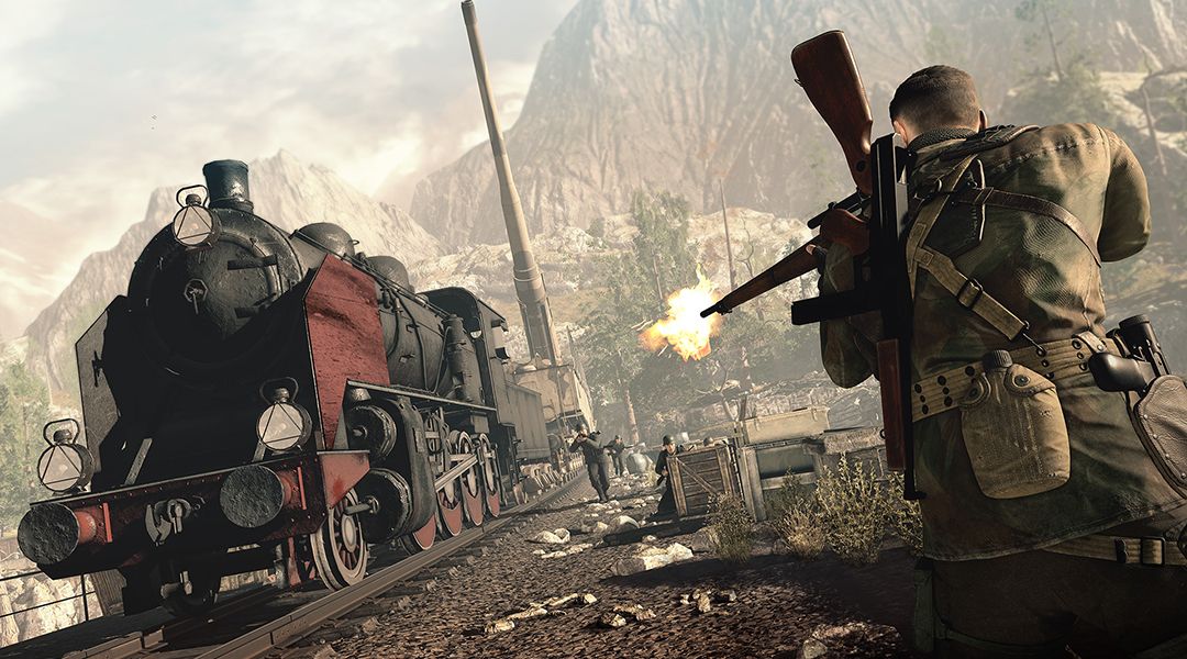 sniper elite 4 train