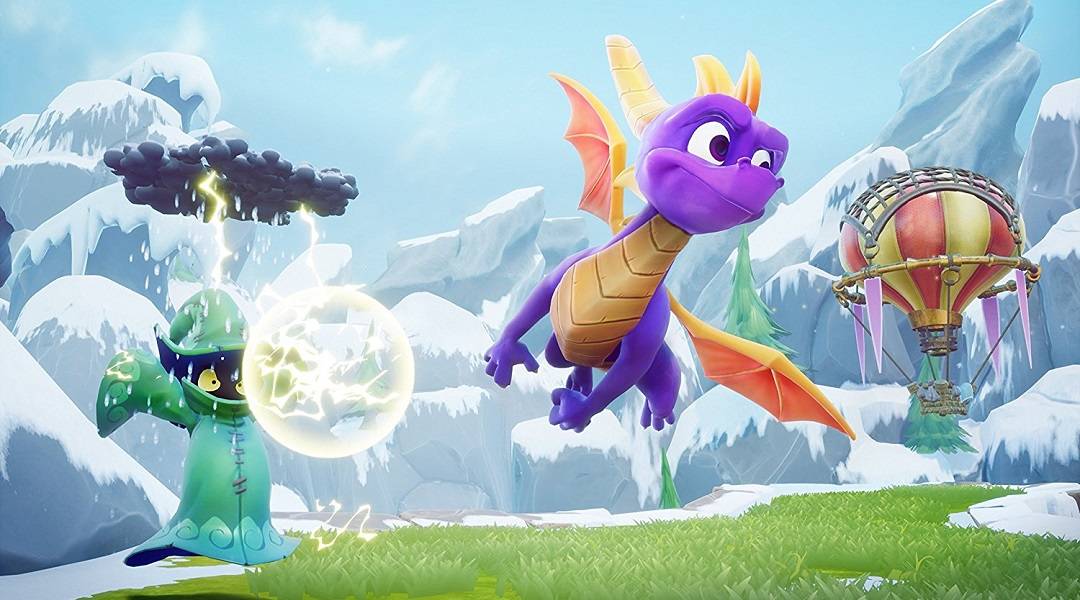 spyro ice breath frozen world