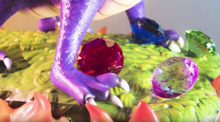 spyro statue closeup gems activision f4f