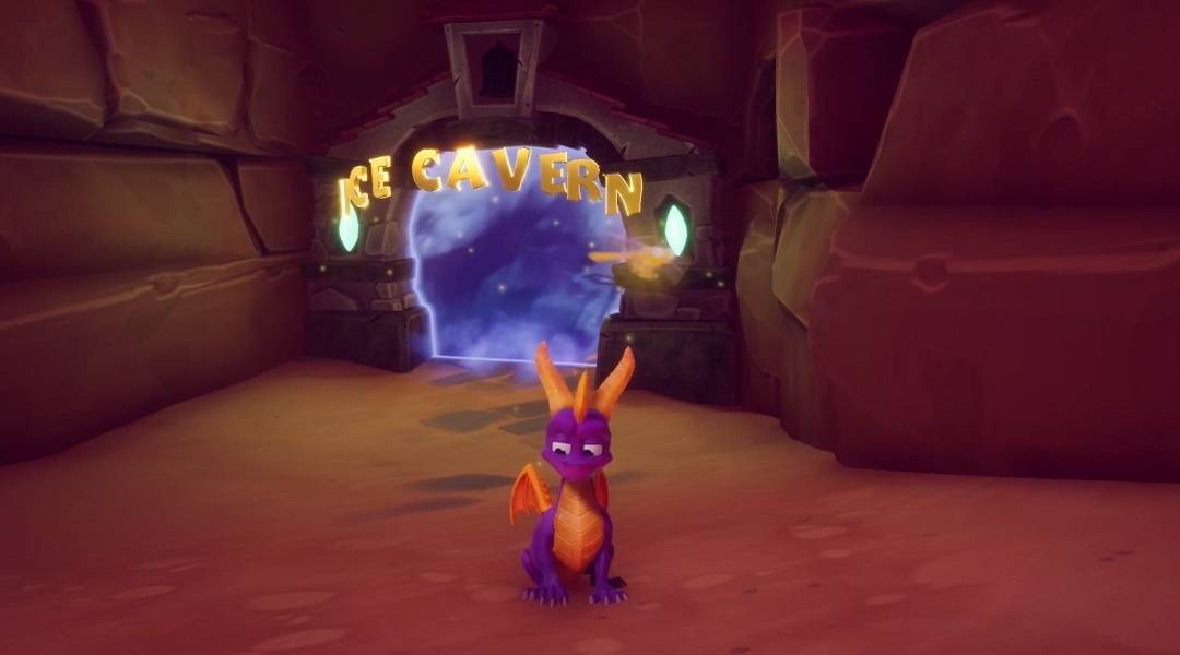 spyro the dragon ice cavern level
