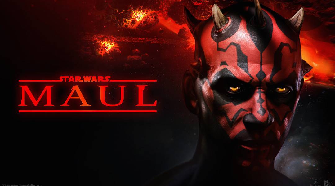 star wars darth maul game art
