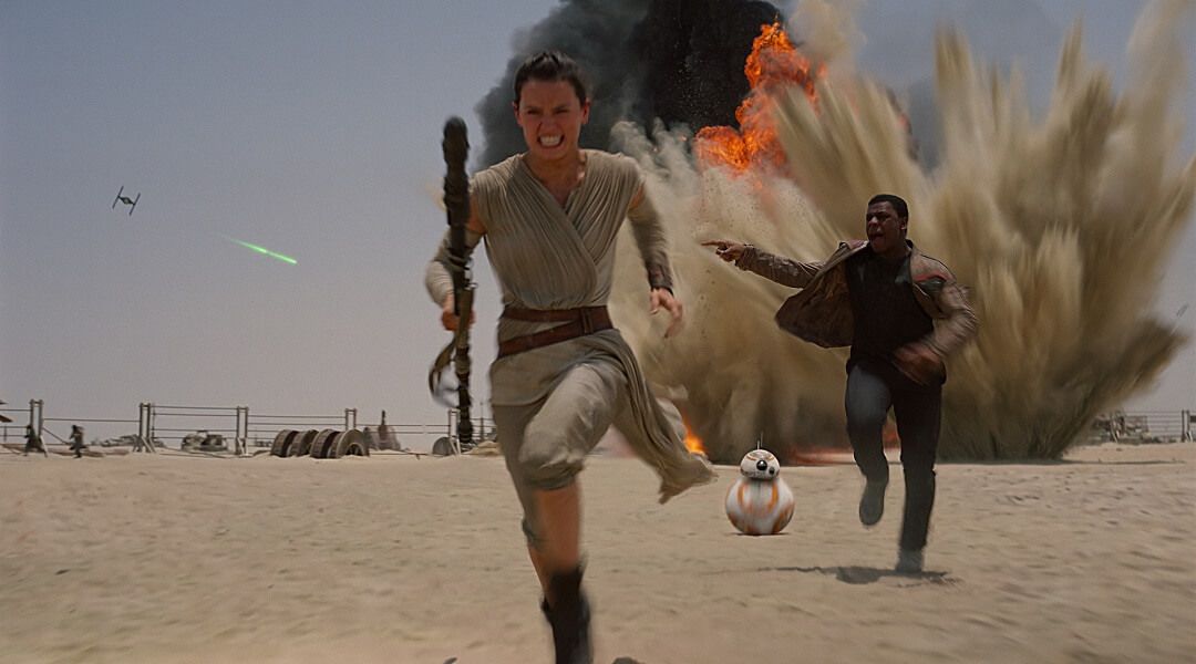 Cancelled Disney Infinity 4.0 Had Big Plans Including Star Wars Episode 8 - Rey, Finn, and BB8 running in Star Wars The Force Awakens