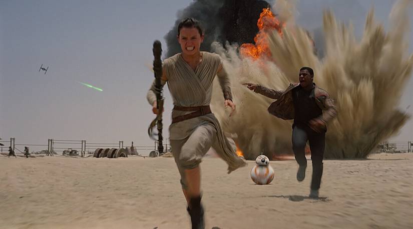 Cancelled Disney Infinity 4.0 Had Big Plans Including Star Wars Episode 8 - Rey, Finn, and BB8 running in Star Wars The Force Awakens
