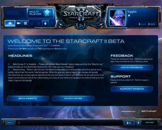 StarCraft 2 Beta: Battle.Net Impressions