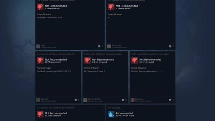 Review bombing sample