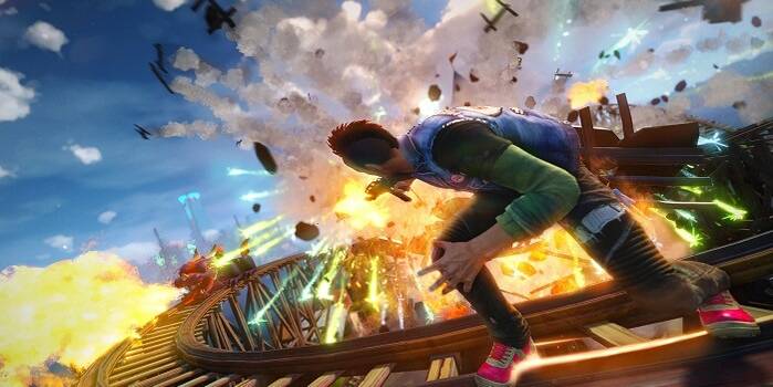 Sunset Overdrive - Grinding on Rails