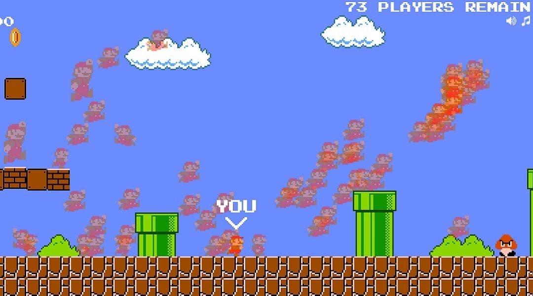 super mario bros. battle royale is insane and playable now