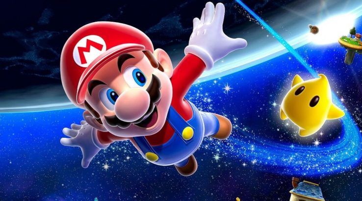 Super Mario Galaxy May Be Coming to Wii U - Super Mario Galaxy Mario flying