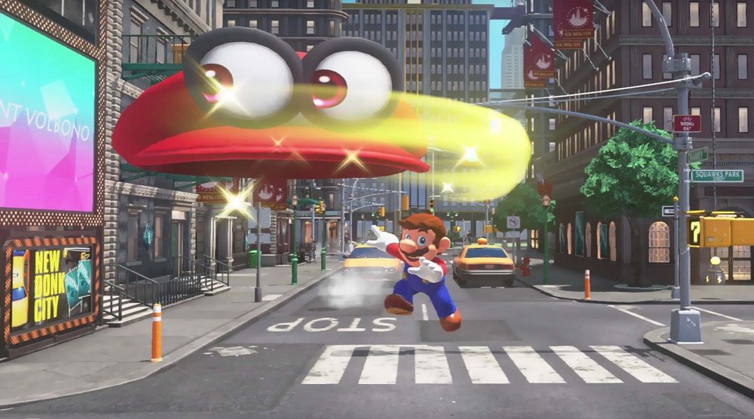 Super Mario Odyssey: Как получить скакалку Genius Power Moon - Марио бросает Кэппи