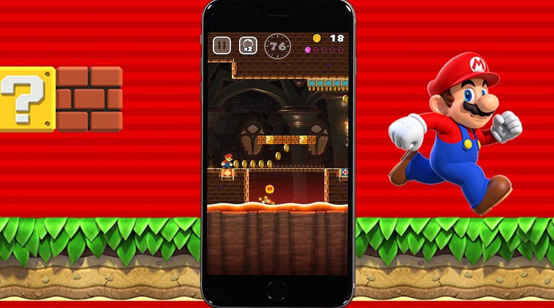 Super Mario Run's Game-Breaking Friends List Bug to Be Fixed - Super Mario Run iPhone gameplay
