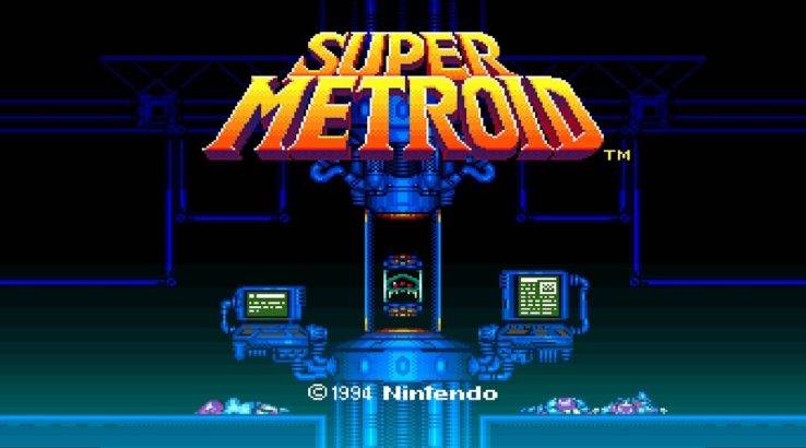 10 Super Nintendo Games Everyone Should Play - Super Metroid title screen