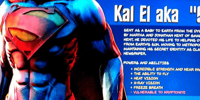 Leaked Superman screen