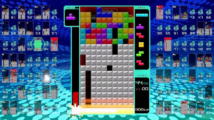 tetris 99 gameplay