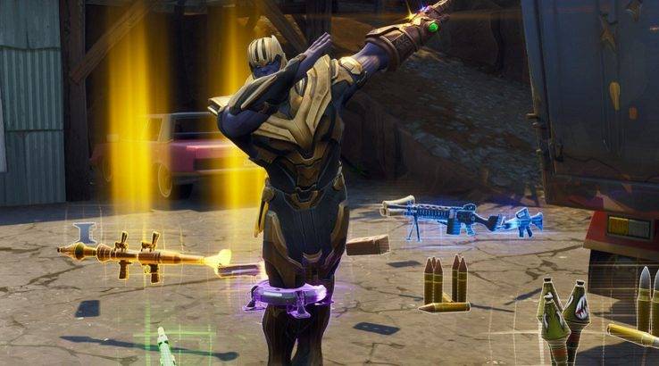 thanos fortnite dab dance