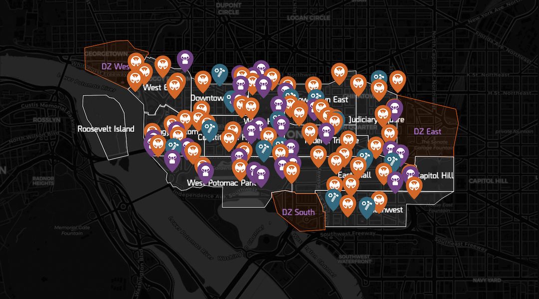 Division 2 Find Every Collectible and Item with Interactive Map