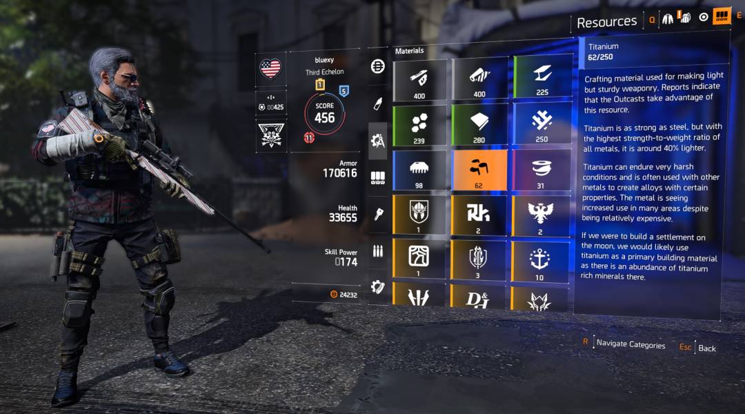 the division 2 titanium