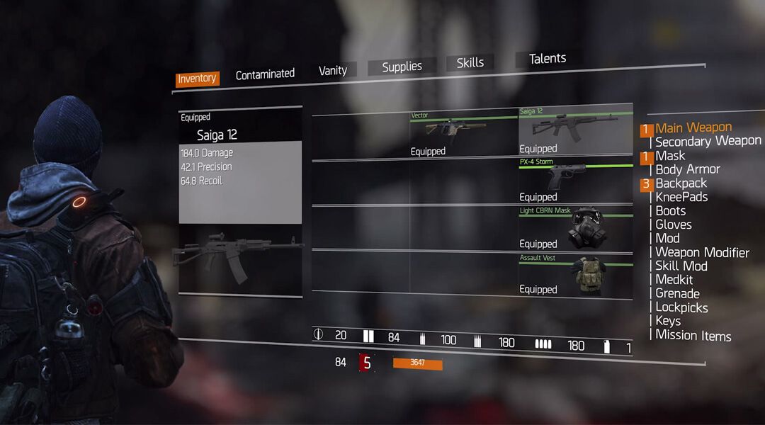 The Division Inventory Tips