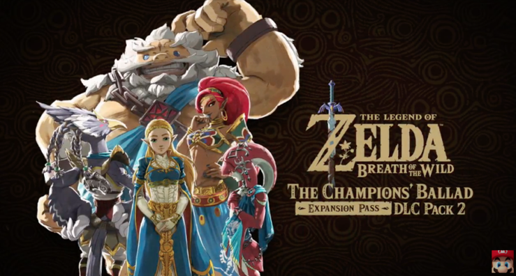the legend of zelda breath of the wild the champions ballad DLC