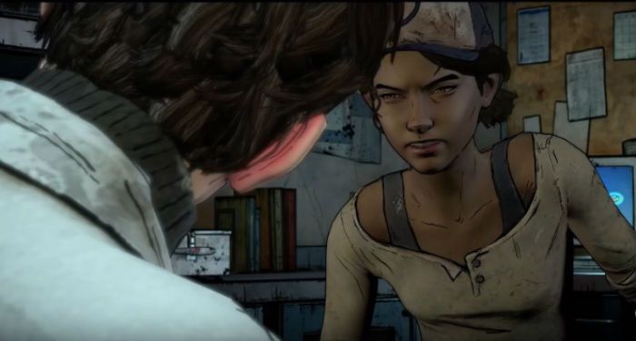the walking dead a new frontier clementine doctor confrontation